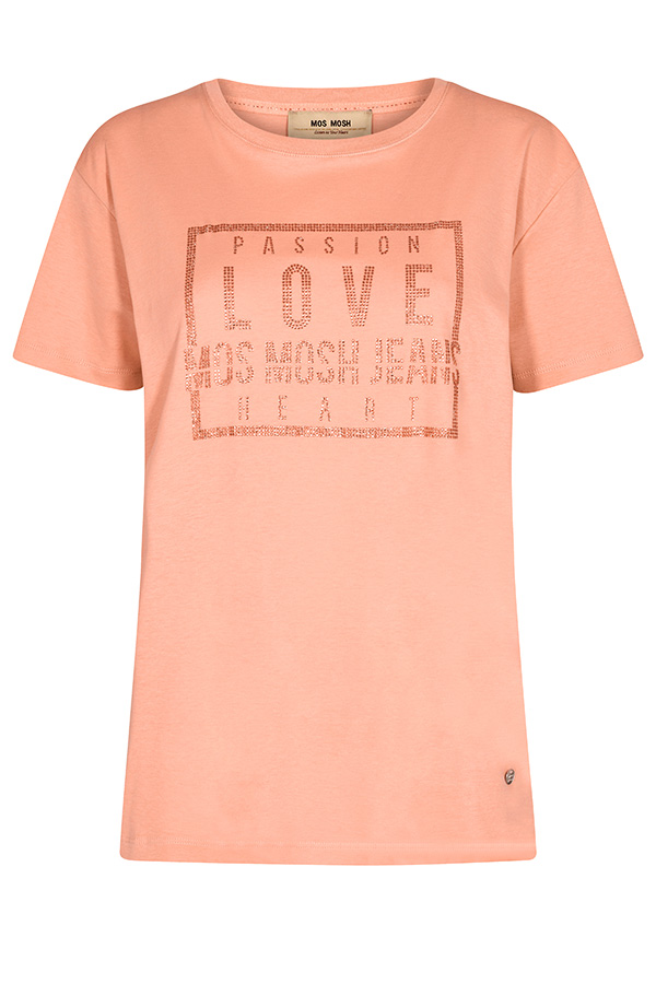 Mos Mosh - MMCiara O-SS Glam Tee  Coral Reef - 7