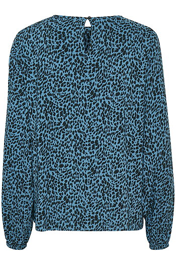 Kaffe - Barbara Blouse Quiet Harbour / Black Animal