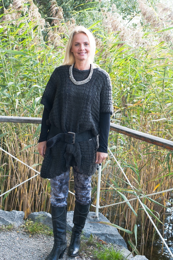 Nü - Knit Poncho Thunder grey