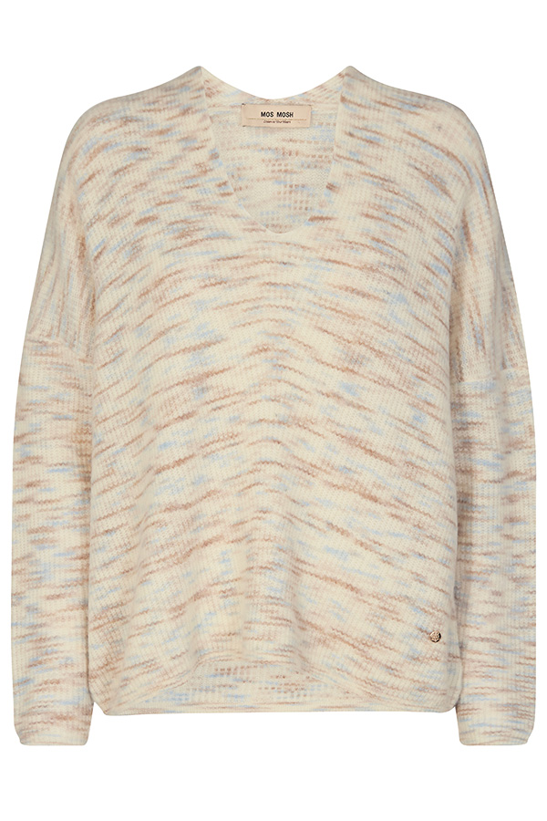 Mos Mosh - MMThora Spacedye Knit Ecru - 4