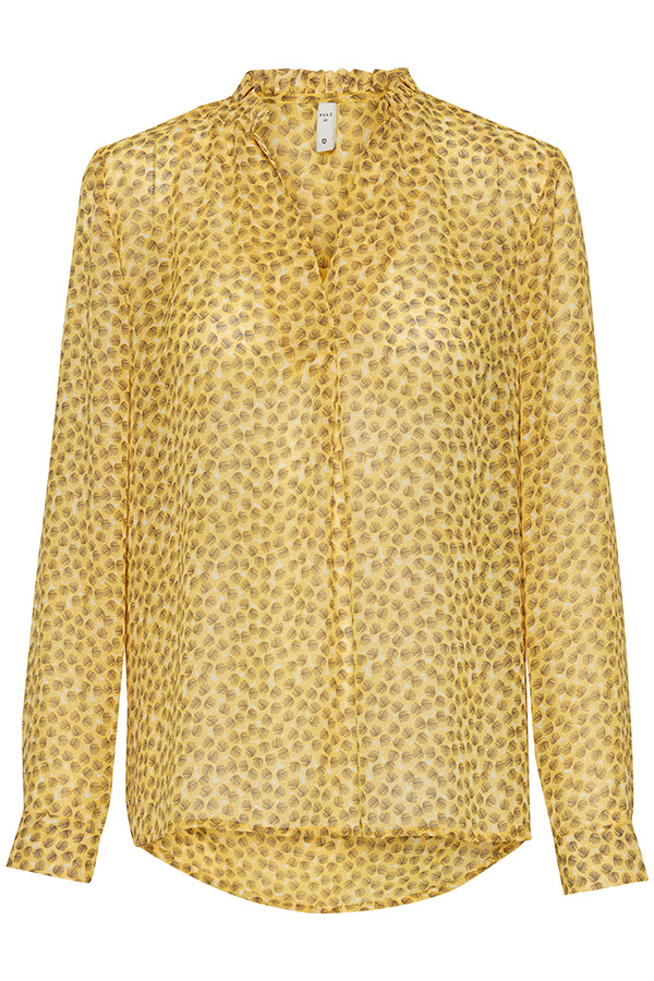 Pulz - Henrietta Blouse Mellow Yellow Dot - 4