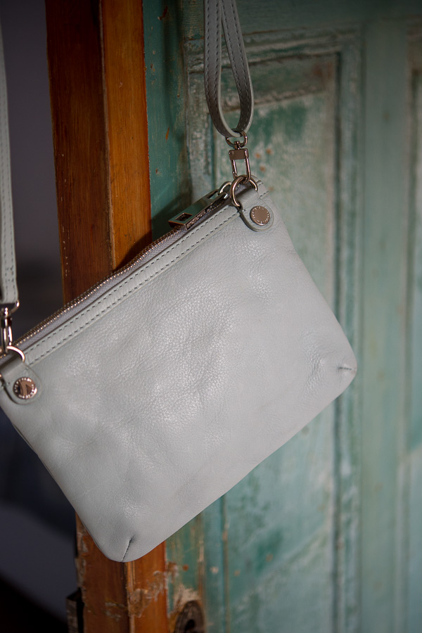 Frontrow - Anine Sling Bag Leather  Ice Blue / Silver - 5