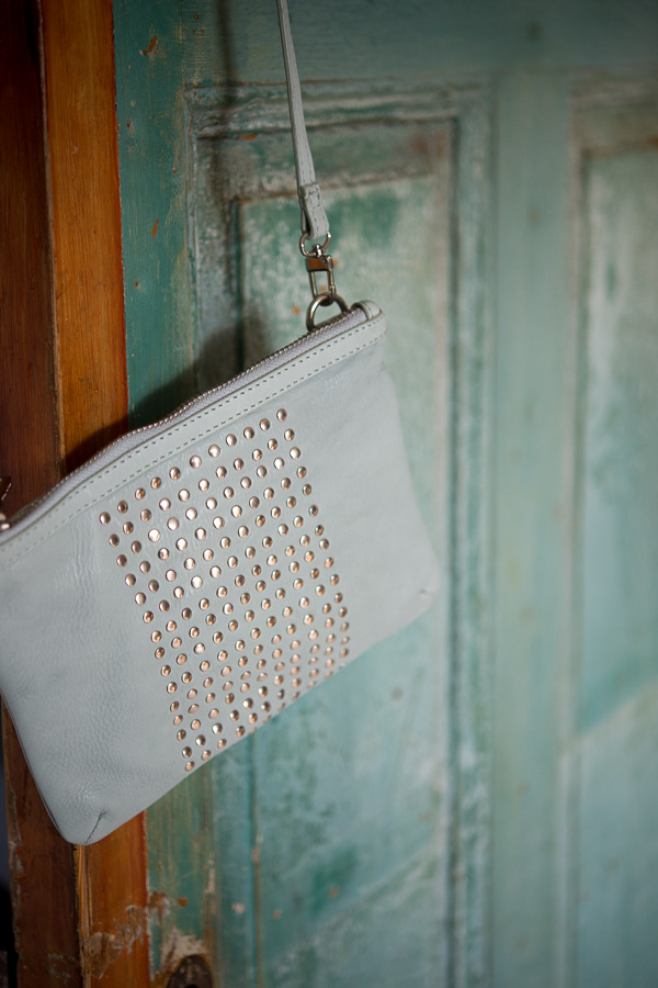 Frontrow - Anine Sling Bag Leather  Ice Blue / Silver - 3