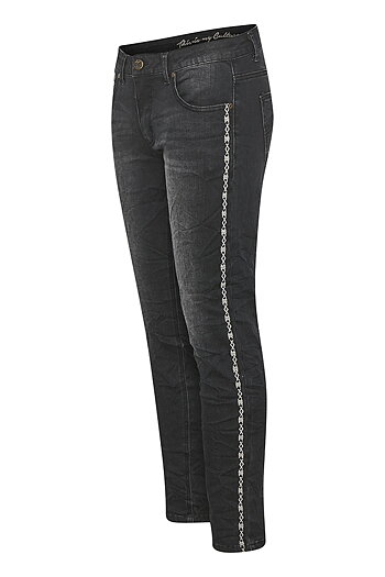 Culture - Kora MW Jeans 7 / 8 Black Wash 