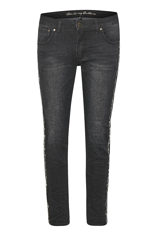 Culture - Kora MW Jeans 7 / 8 Black Wash  - 2