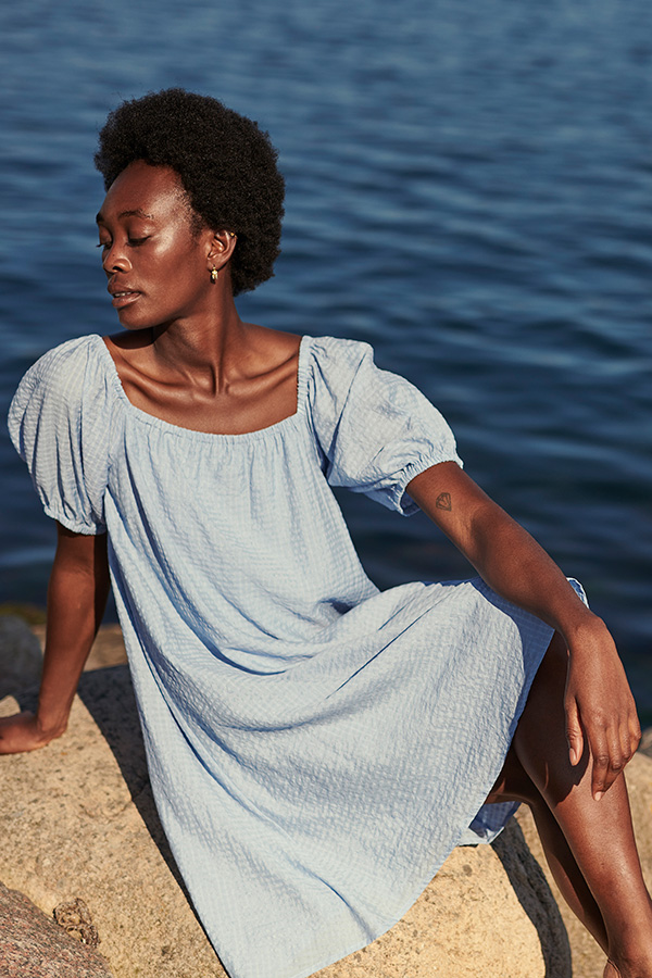 Culture - Monica Dress Forever Blue - 8