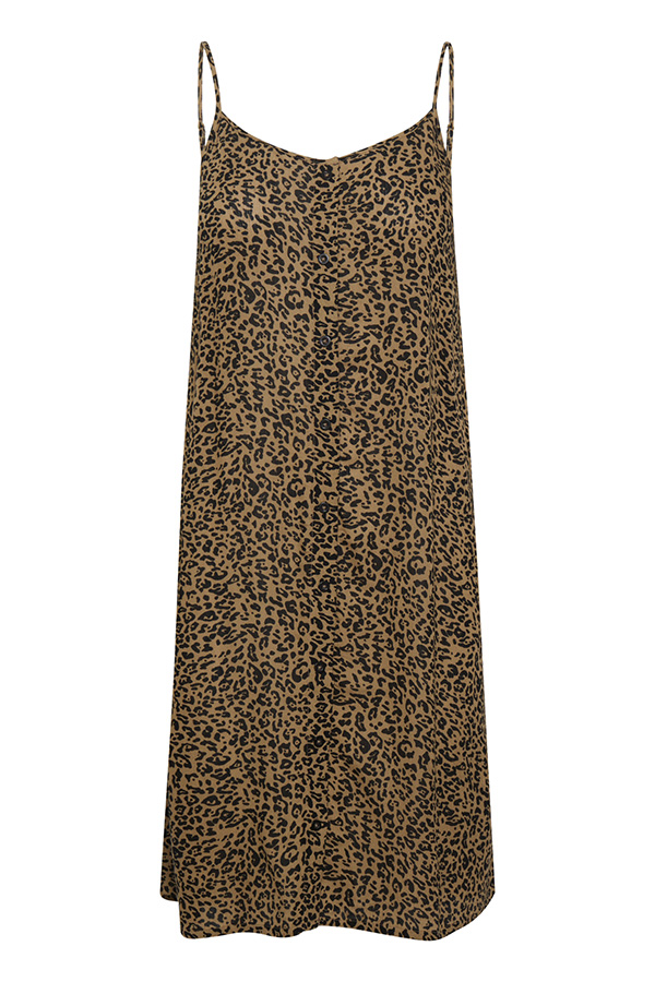 Kaffe - Lera Amber Dress Brown / Black Leo - 5