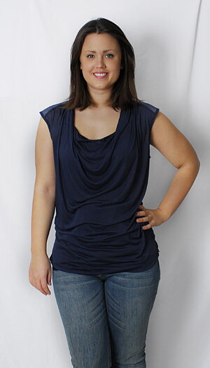 Pulz Jeans - Top Ebe Wing Midnight Blue 