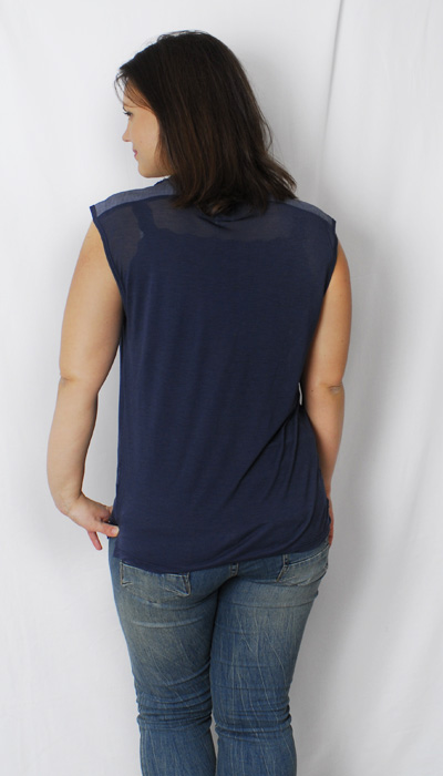 Pulz Jeans - Top Ebe Wing Midnight Blue  - 3