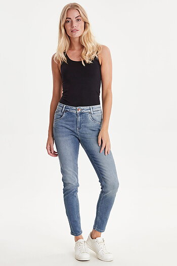 Pulz - Carmen Jeans Medium Blue Denim