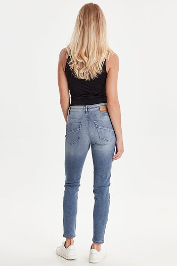 Pulz - Carmen Jeans Medium Blue Denim