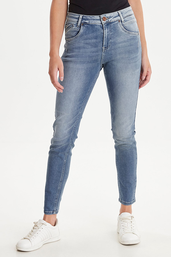 Pulz - Carmen Jeans Medium Blue Denim - 5