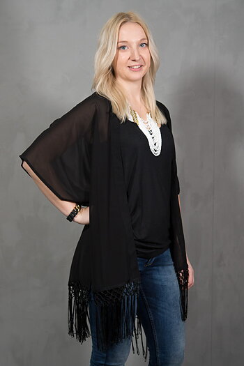 Monrow - Ika Kimono Black