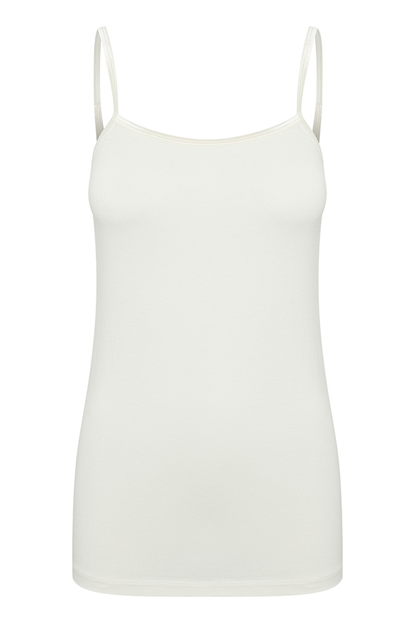 Kaffe - Sira Strap Top Chalk - 2