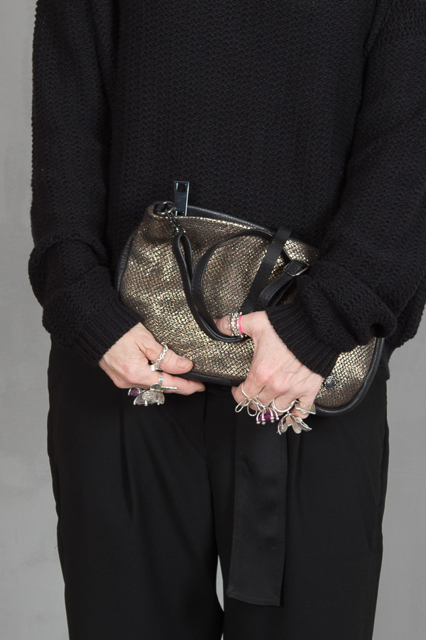 Frontrow - Mollie Sling bag Metallic Bronze Black - 3