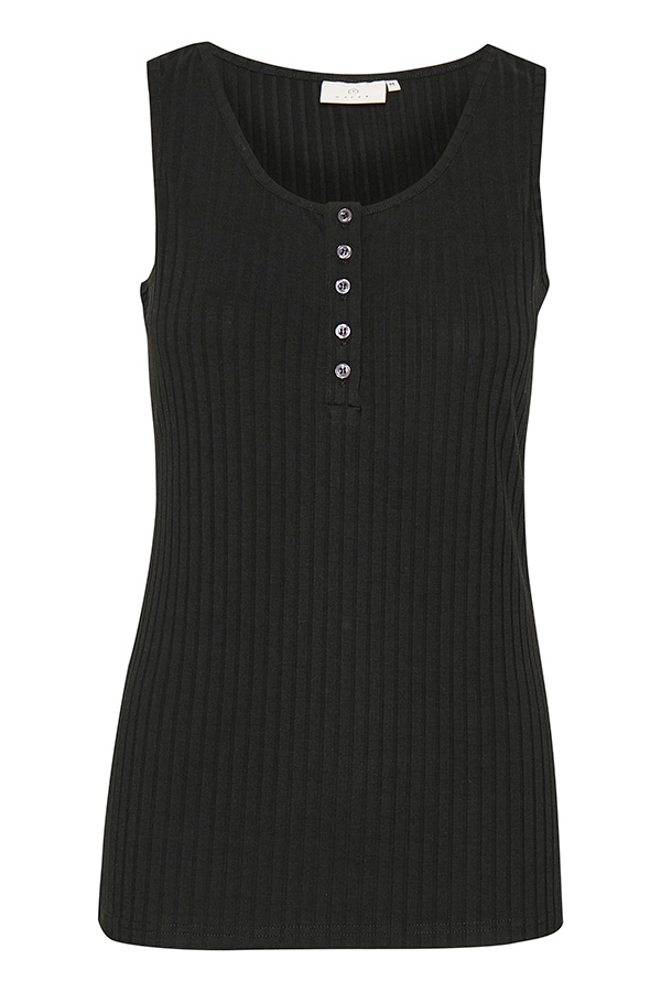 Kaffe - Trudy Tank Top Black Deep