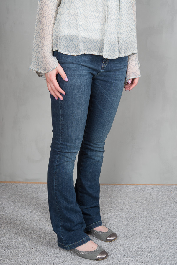 Monrow - Rikki Trousers Stone Wash Denim  - 2