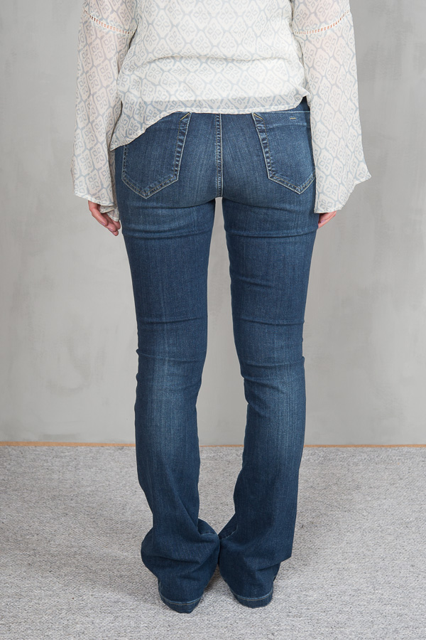 Monrow - Rikki Trousers Stone Wash Denim  - 5
