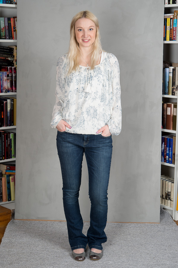 Monrow - Rikki Trousers Stone Wash Denim  - 3
