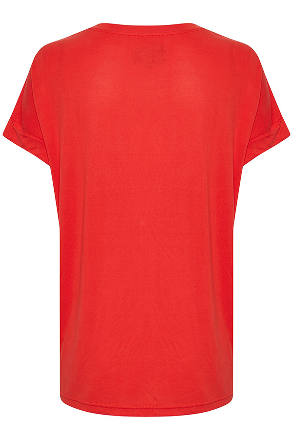 Culture - Kajsa T-shirt Fiery Red - 8