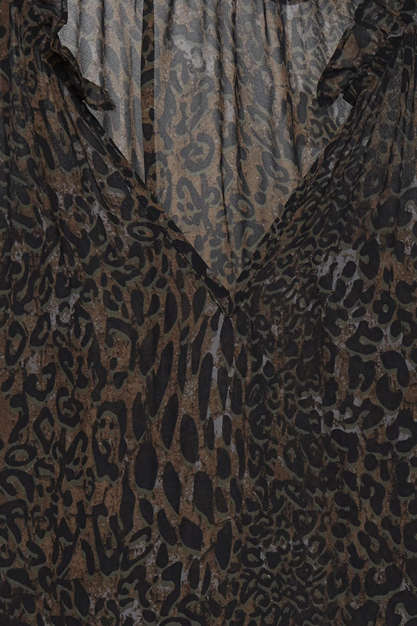 Pulz - Amaya Blouse Black Printed - 4