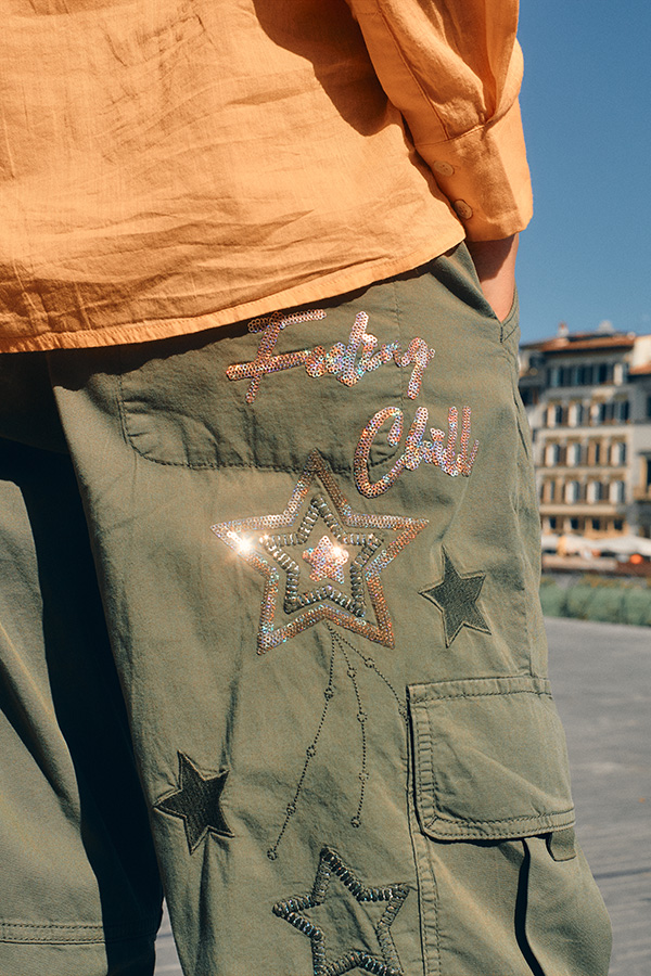 Mos Mosh - SPRaquel Cargo Pant Burnt Olive Ankle - 4