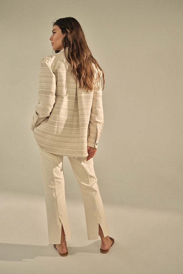 Mos Mosh - MMJovina Night Pant Pearled Ivory Ankle - 4
