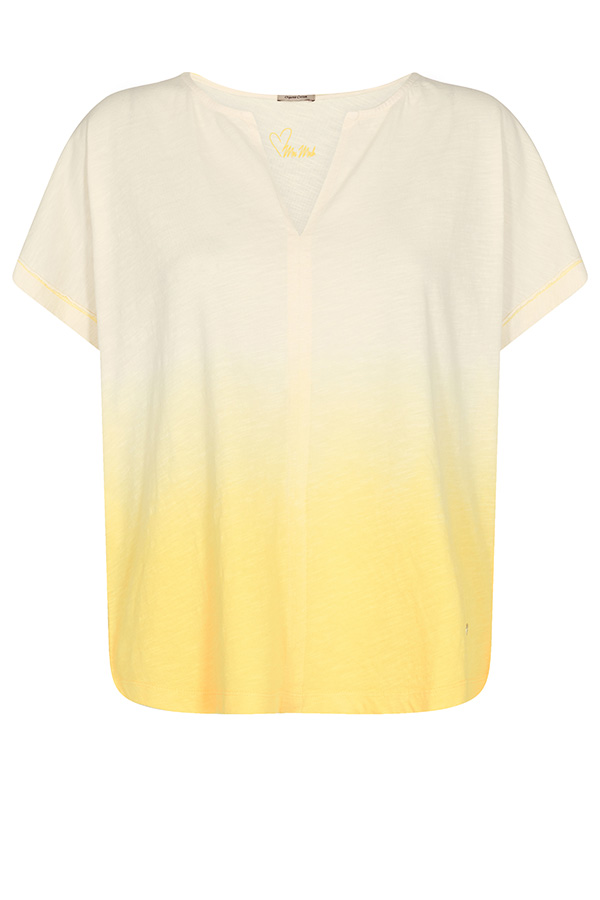 Mos Mosh - MMSizley Dip Dye Tee Celandine - 2