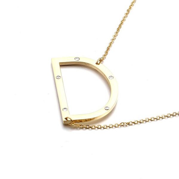 Ioaku - Identity Letter "D" Gold