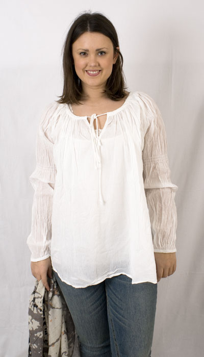 kaffe - Vem Blouse Chalk 