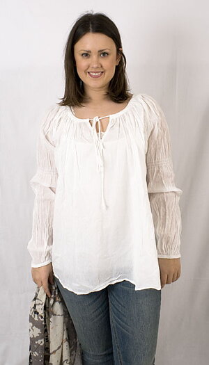 kaffe - Vem Blouse Chalk 