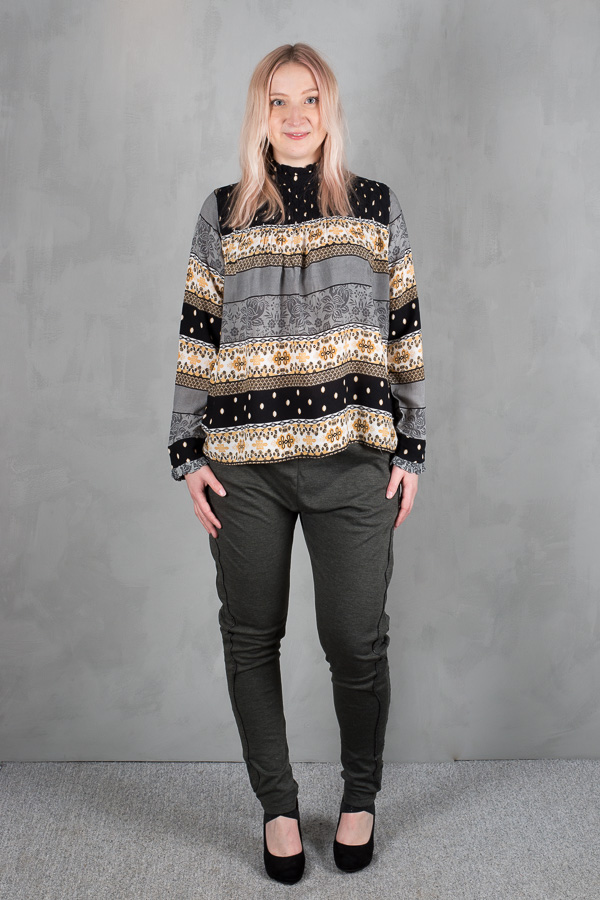 Pulz - Sadella Loose Pant Warm Petrol - 2