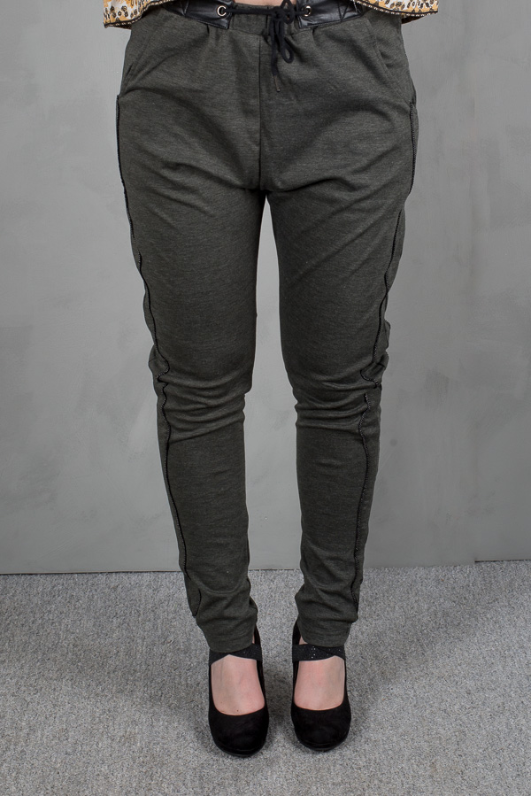 Pulz - Sadella Loose Pant Warm Petrol