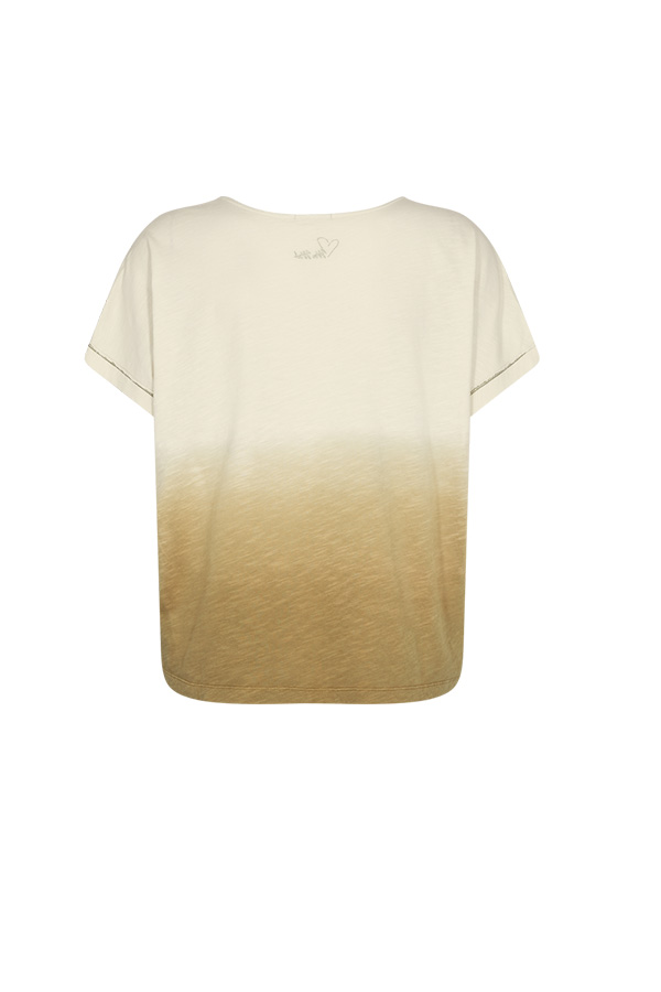 Mos Mosh - MMSizley Dip Dye Tee Aloe - 5