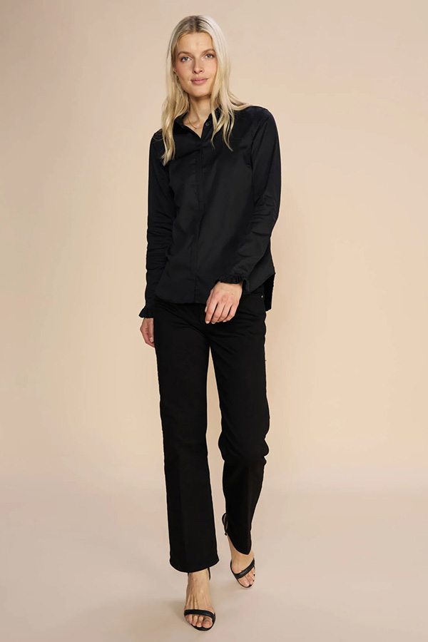 Mos Mosh - Cecilia Cover Jeans Black Ankle - Essere Design Stockholm