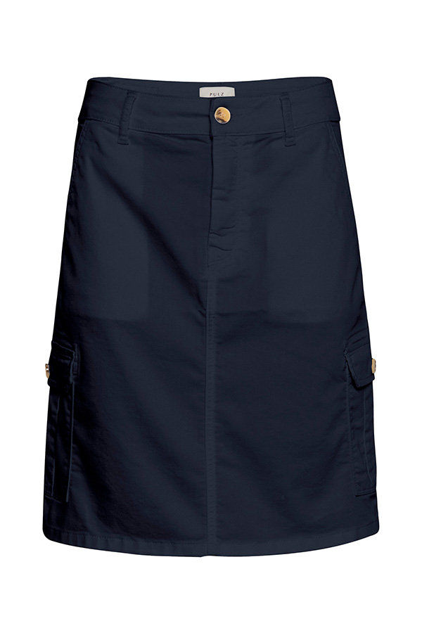 Pulz - Karolina Skirt Dark Sapphire - 5