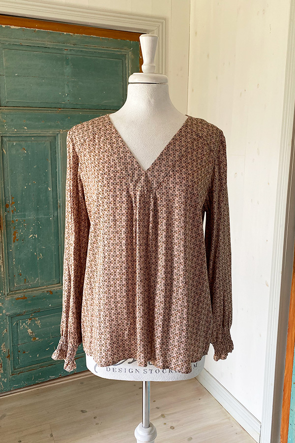 Culture - Rakel Blouse LS Dachshund