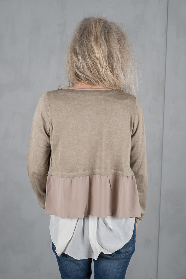 Monrow - Rose Cardigan Sand - 4