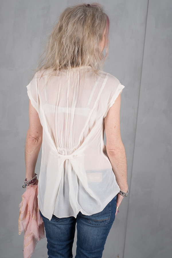 Monrow - Trisha Blouse Creme