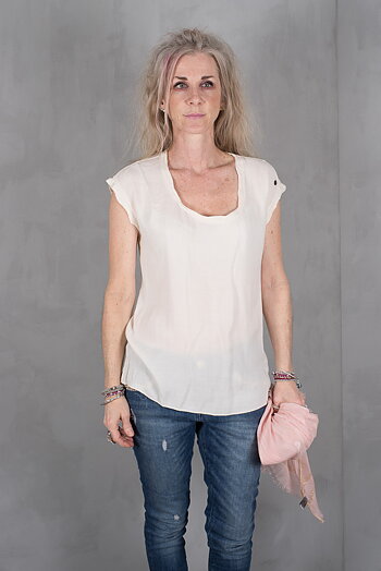 Monrow - Trisha Blouse Creme