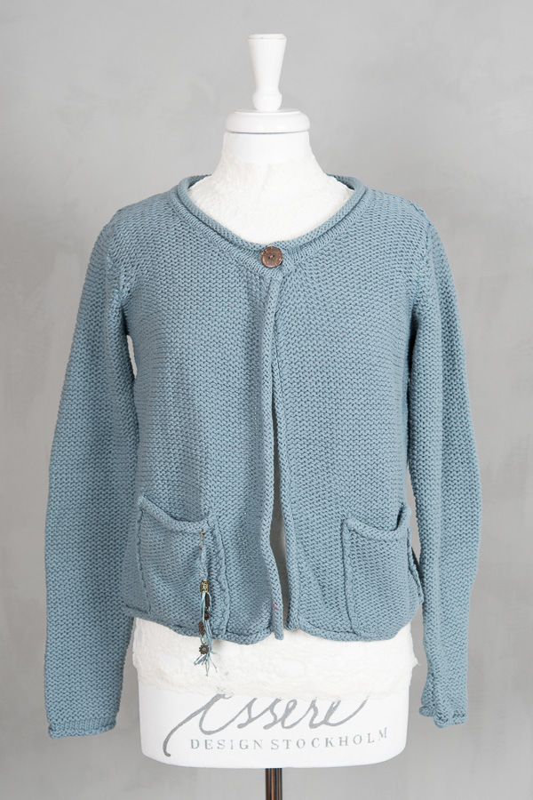Monrow - Jayla Cardigan Teal Blue - 7