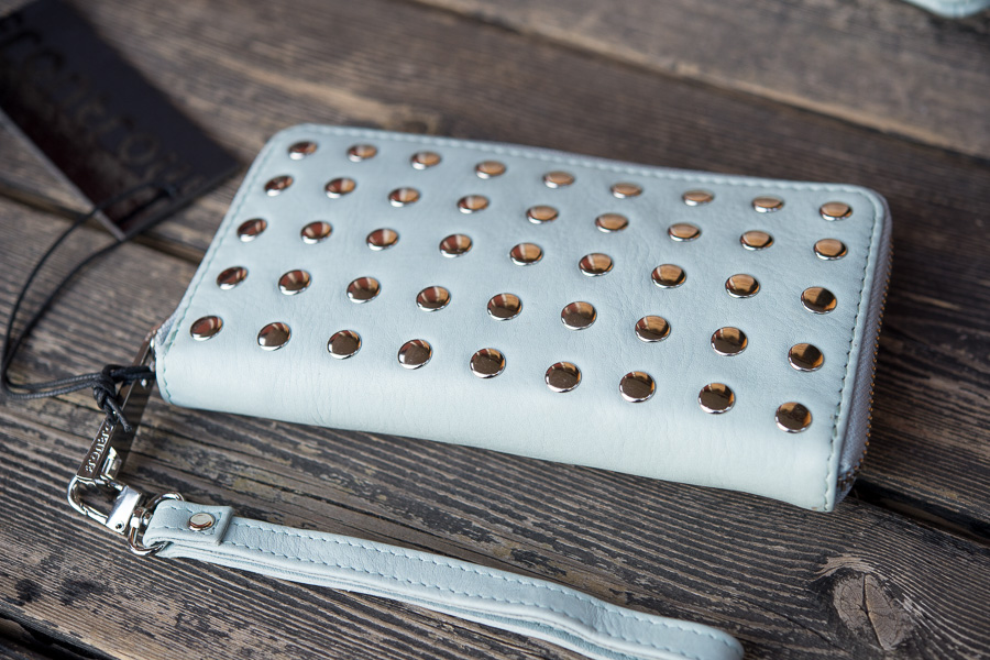 Frontrow - Snap mid wallet Iceblue / Silver - 3