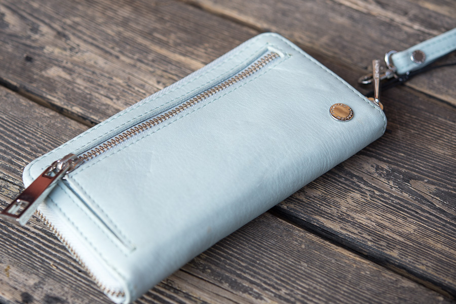 Frontrow - Snap mid wallet Iceblue / Silver - 5
