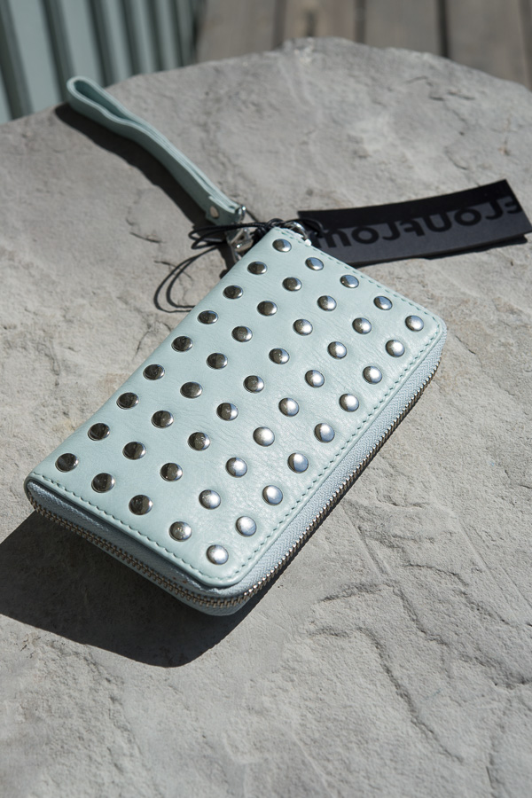 Frontrow - Snap mid wallet Iceblue / Silver