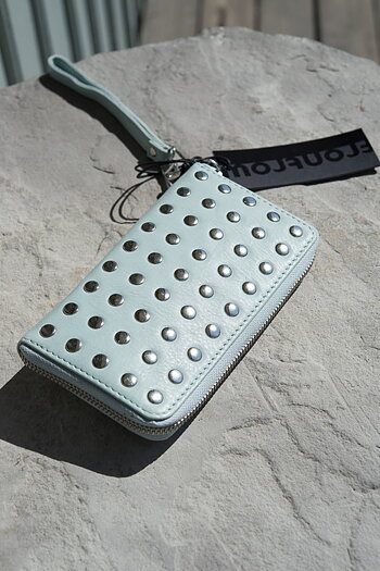 Frontrow - Snap mid wallet Iceblue / Silver