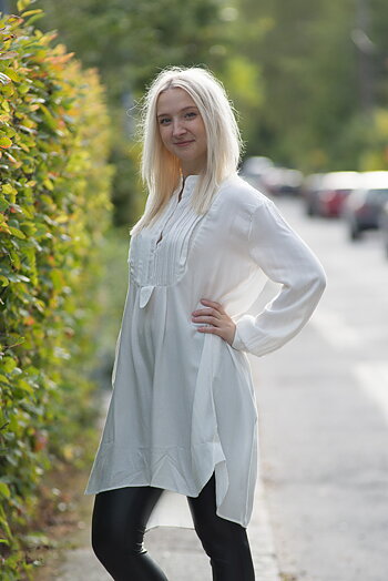 my Sunday Morning - Suzie Shirt Off White