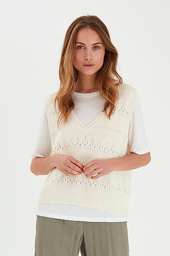 Pulz - Therese Pullover Premium Buttercream