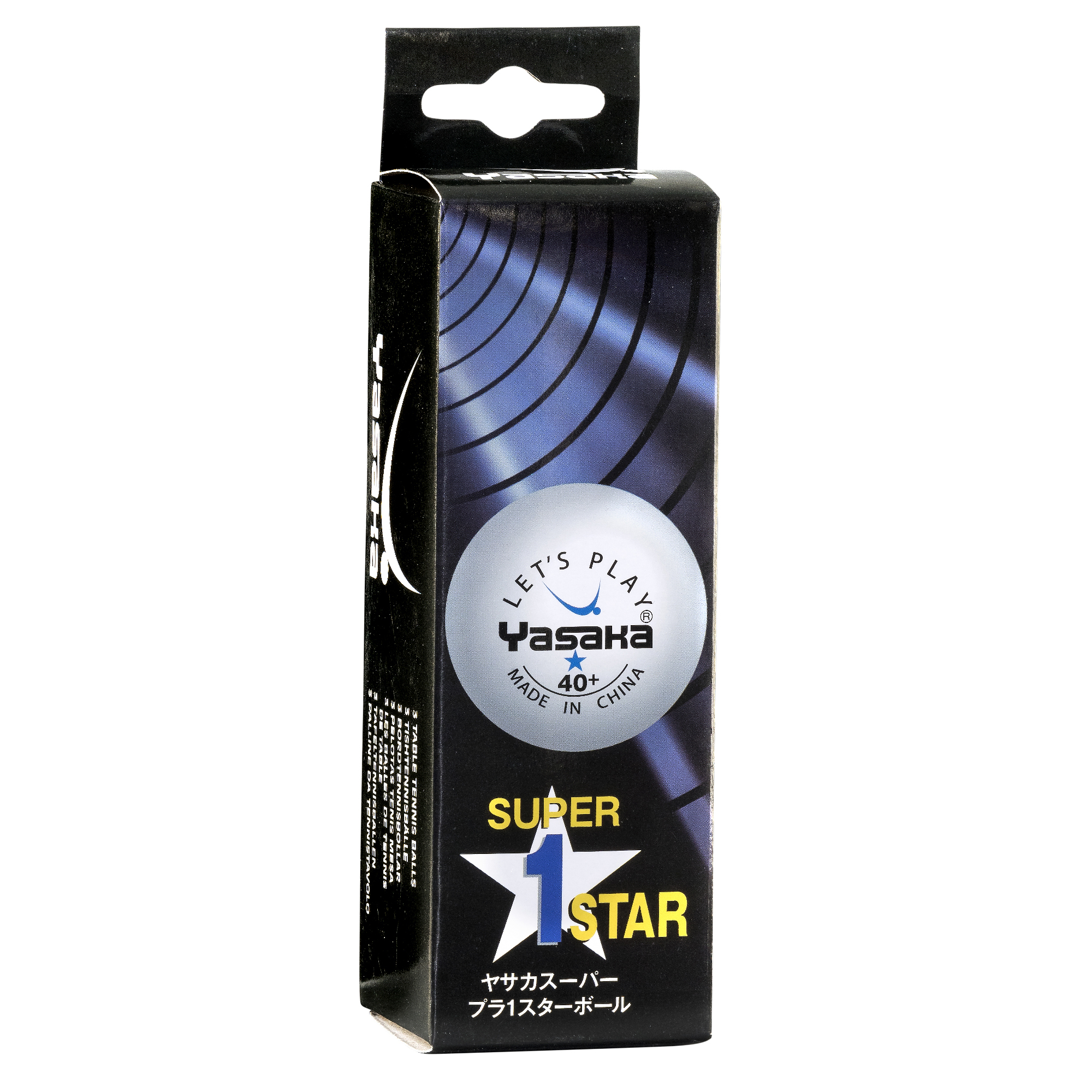 Yasaka Polyball Super X 40+ 3-pack