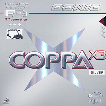 Donic  rubber Coppa X3 Silver