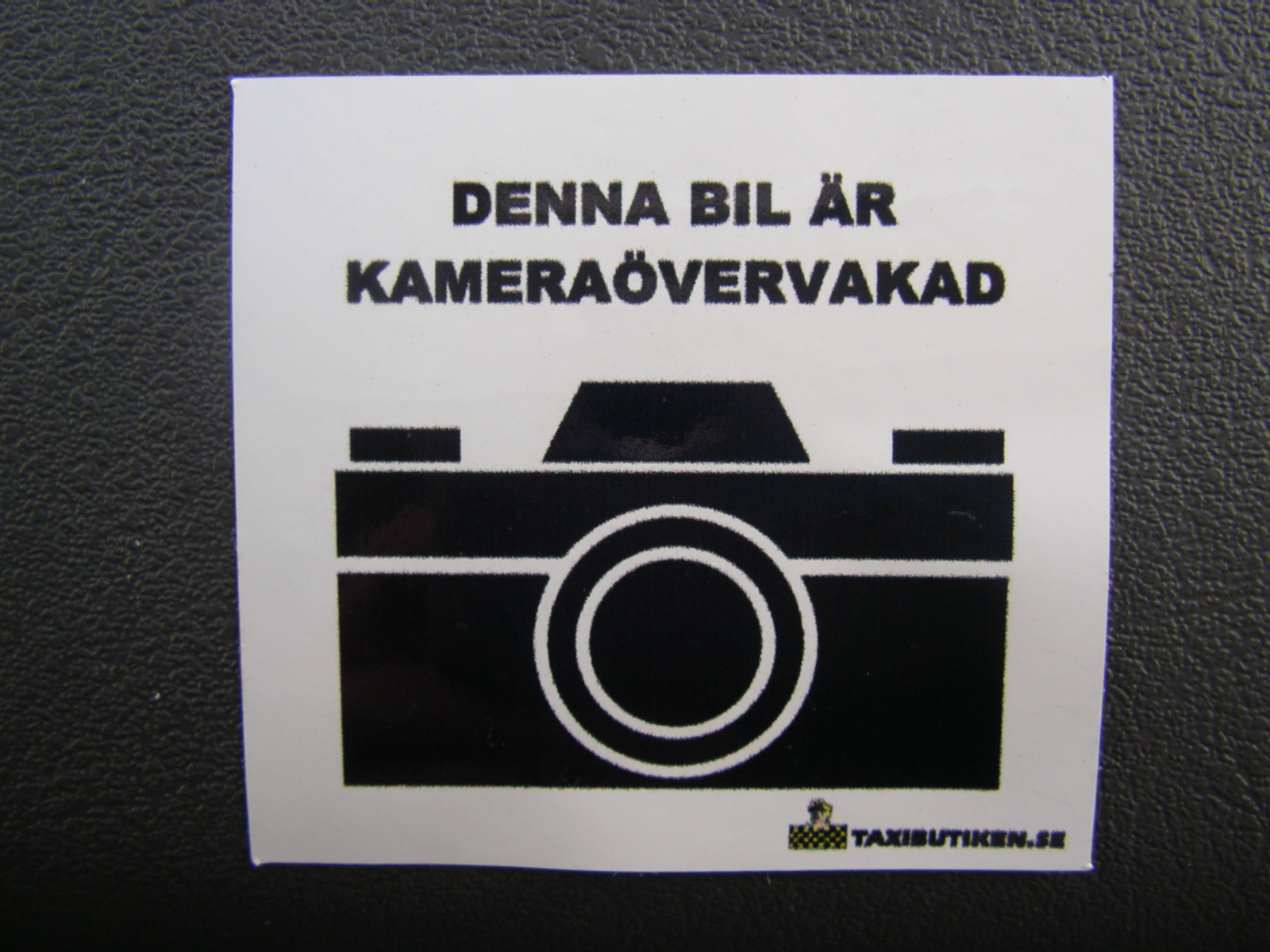 Dekal övervakningskamera - liten